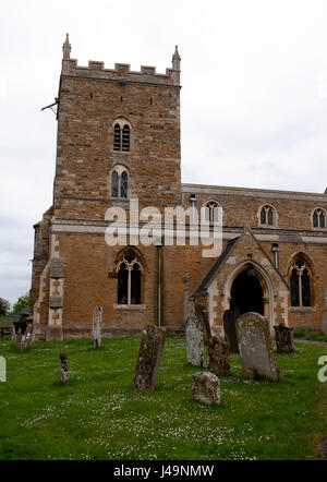 St. Peter and St. Paul`s Church, Sywell, Northamptonshire, England, UK Stock Photo